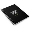 "Everything we do is a leap of faith" Spiral Notebook - (Black)- Ruled Line - Image 3